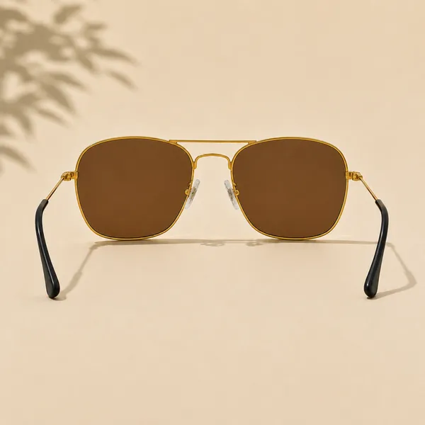 Sunglasses_For_Men_With_Brown_Glass_Golden_Frame_3136_Square_Sunglass_By_Sunglasses_Deal_Brown_Golden