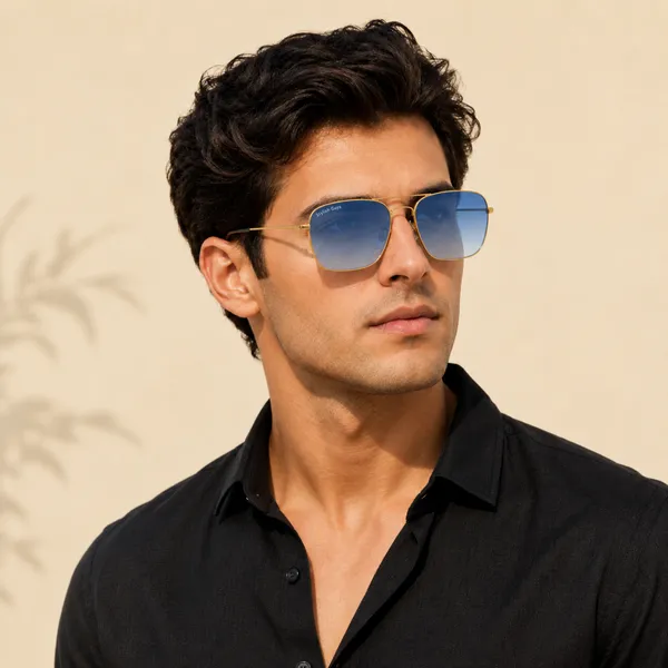 Sunglasses_For_Men_With_Blue_Shade_Glass_Golden_Frame_3136_Square_Sunglass_By_Sunglasses_Deal_Blue_Shade_Golden