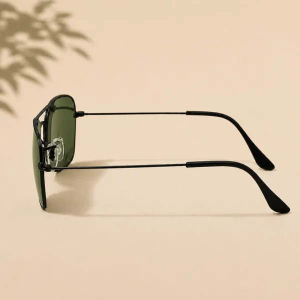 Sunglasses_For_Men_With_Green_Glass_Black_Frame_3136_Square_Sunglass_By_Sunglasses_Deal_Green_Black