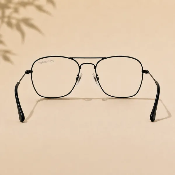 Sunglasses_For_Men_With_Clear_Glass_Black_Frame_3136_Square_Sunglass_By_Sunglasses_Deal_Clear_Black