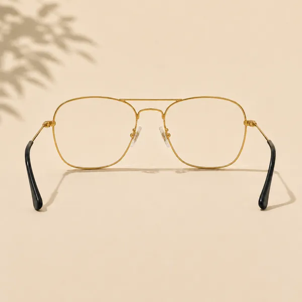 Sunglasses_For_Men_With_Clear_Glass_Golden_Frame_3136_Square_Sunglass_By_Sunglasses_Deal_Clear_Golden