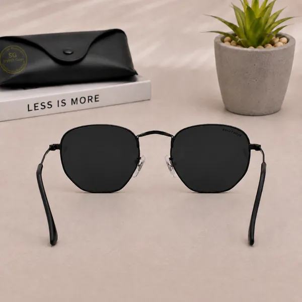 Sunglasses_For_Men_With_Black_Glass_Black_Frame_3548_Hexagon_Sunglass_By_Sunglasses_Deal_Black_Black