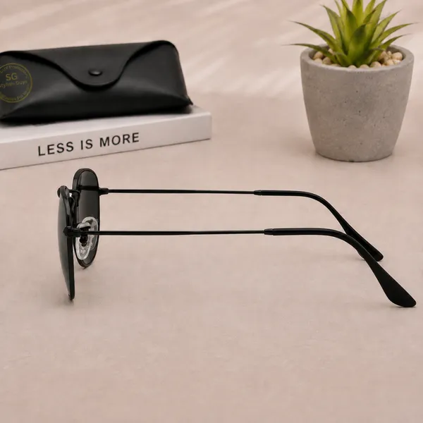 Sunglasses_For_Men_With_Black_Glass_Black_Frame_3548_Hexagon_Sunglass_By_Sunglasses_Deal_Black_Black