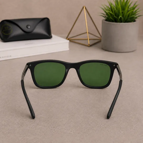 Sunglasses_For_Men_With_Green_Glass_Black_Frame_4287_Square_Sunglass_By_Sunglasses_Deal_Green_Black