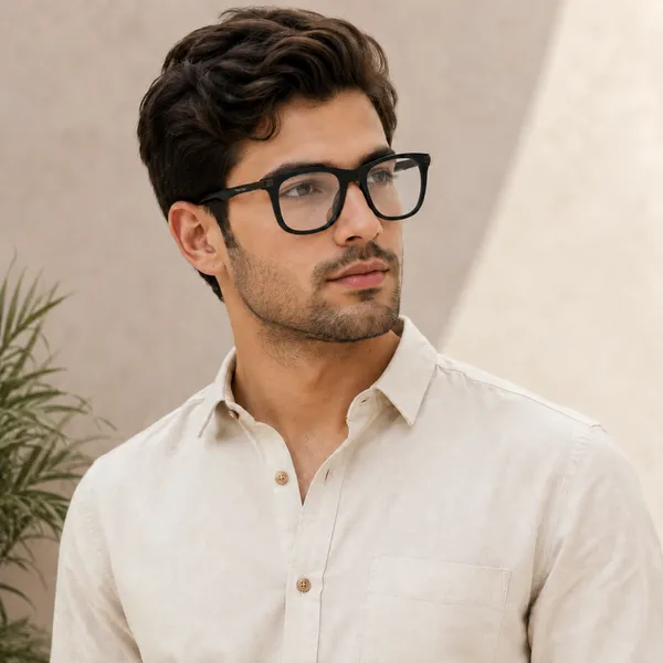 Sunglasses_For_Men_With_Clear_Glass_Black_Frame_4287_Square_Sunglass_By_Sunglasses_Deal_Clear_Black
