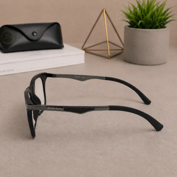 Sunglasses_For_Men_With_Clear_Glass_Black_Frame_4287_Square_Sunglass_By_Sunglasses_Deal_Clear_Black