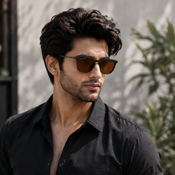 Sunglasses_For_Men_With_Brown_Glass_Black_Frame_4221_Square_Sunglass_By_Sunglasses_Deal_Brown_Black