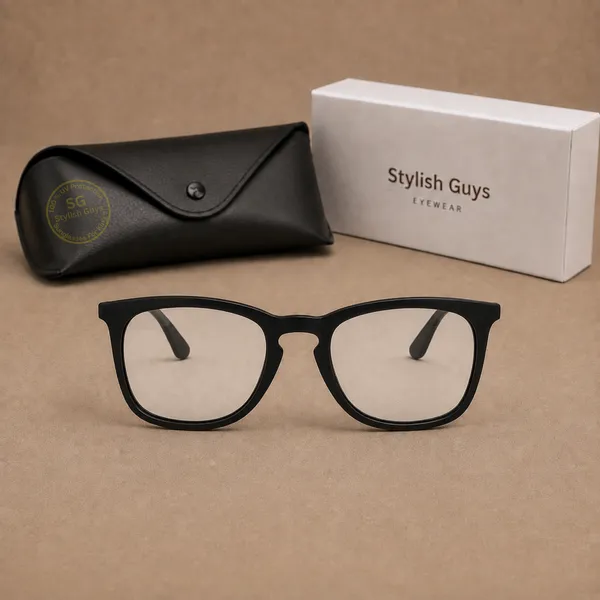 Sunglasses_For_Men_With_Clear_Glass_Black_Frame_4221_Square_Sunglass_By_Sunglasses_Deal_Clear_Black