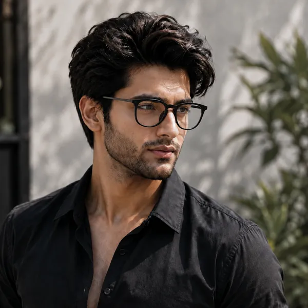 Sunglasses_For_Men_With_Clear_Glass_Black_Frame_4221_Square_Sunglass_By_Sunglasses_Deal_Clear_Black