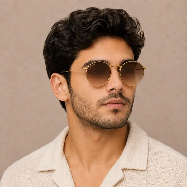 Sunglasses_For_Men_With_Brown_Shade_Glass_Golden_Frame_3447_Panto_Round_Sunglass_By_Sunglasses_Deal_Brown_Shade_Golden