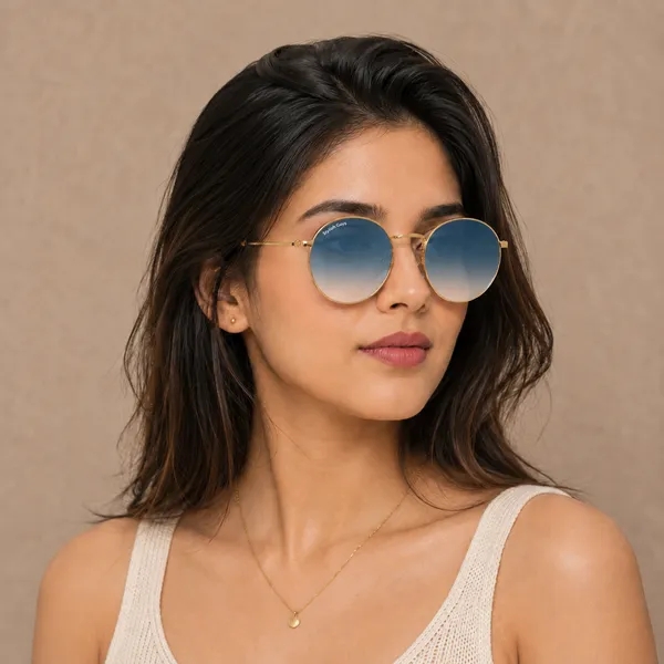 Sunglasses_For_Men_With_Blue_Shade_Glass_Golden_Frame_3447_Panto_Round_Sunglass_By_Sunglasses_Deal_Blue_Shade_Golden