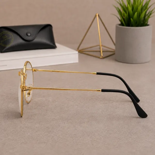 Sunglasses_For_Men_With_Clear_Glass_Golden_Frame_3447_Panto_Round_Sunglass_By_Sunglasses_Deal_Clear_Golden