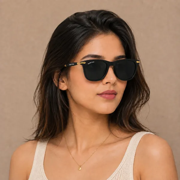Sunglasses_For_Men_With_Black_Glass_Golden_Frame_2148_Square_Sunglass_By_Sunglasses_Deal_Black_Golden