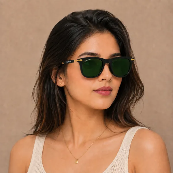 Sunglasses_For_Men_With_Green_Glass_Golden_Frame_2148_Square_Sunglass_By_Sunglasses_Deal_Green_Golden