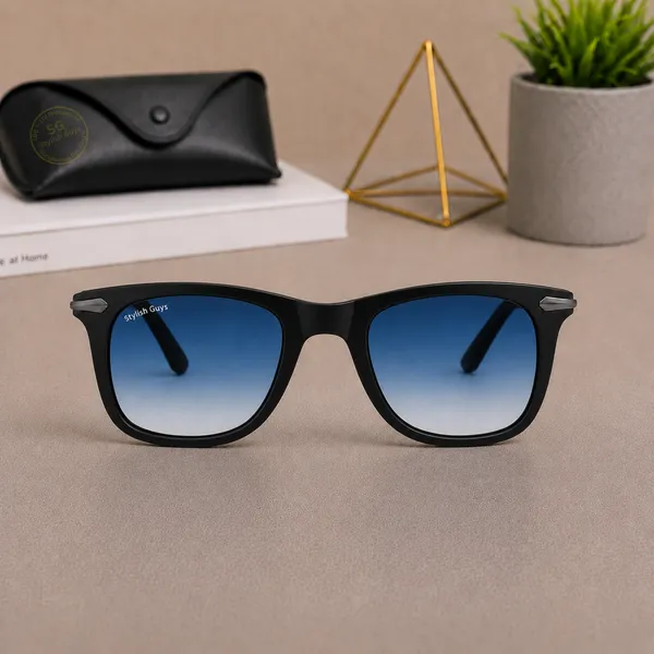 Sunglasses_For_Men_With_Blue_Shade_Glass_Black_Frame_2148_Square_Sunglass_By_Sunglasses_Deal_Blue_Shade_Black