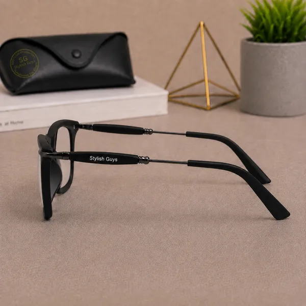 Sunglasses_For_Men_With_Clear_Glass_Black_Frame_2148_Square_Sunglass_By_Sunglasses_Deal_Clear_Black