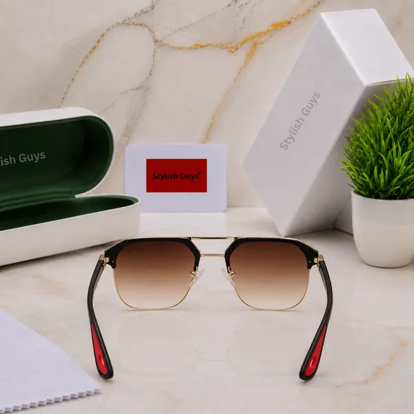 Sunglasses_For_Men_With_Brown_Shade_Glass_Golden_Frame_04_Square_Polarized_Sunglass_By_Sunglasses_Deal_Brown_Shade_Golden