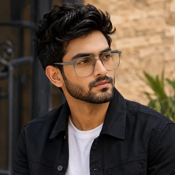 Sunglasses_For_Men_With_Clear_Glass_Grey_Frame_04_Square_Polarized_Sunglass_By_Sunglasses_Deal_Clear_Grey
