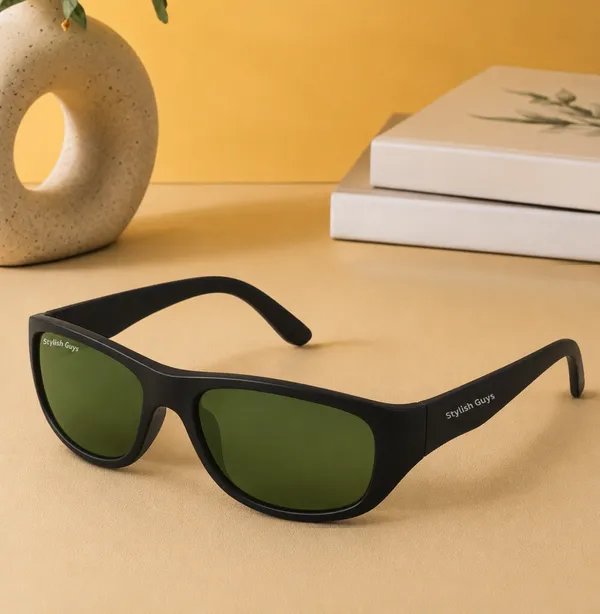 Sunglasses_For_Men_With_Green_Glass_Black_Frame_2053_Sport_Sunglass_By_Sunglasses_Deal_Green_Black