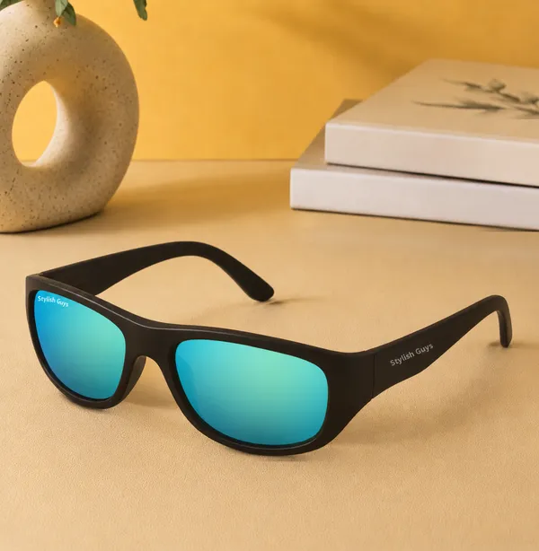 Sunglasses_For_Men_With_Aqua_Blue_Mercury_Glass_Black_Frame_2053_Sport_Sunglass_By_Sunglasses_Deal_Aqua_Blue_Black
