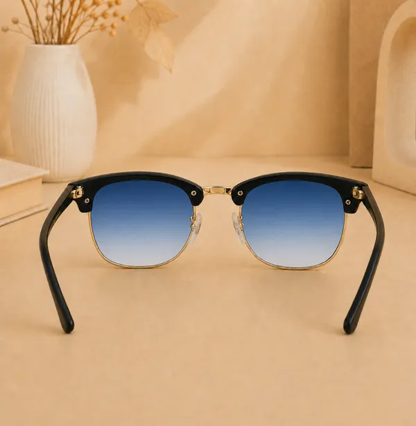 Sunglasses_For_Men_With_Blue_Shade_Glass_Golden_Frame_3016_Club_Master_Sunglass_By_Sunglasses_Deal_Blue_Shade_Golden