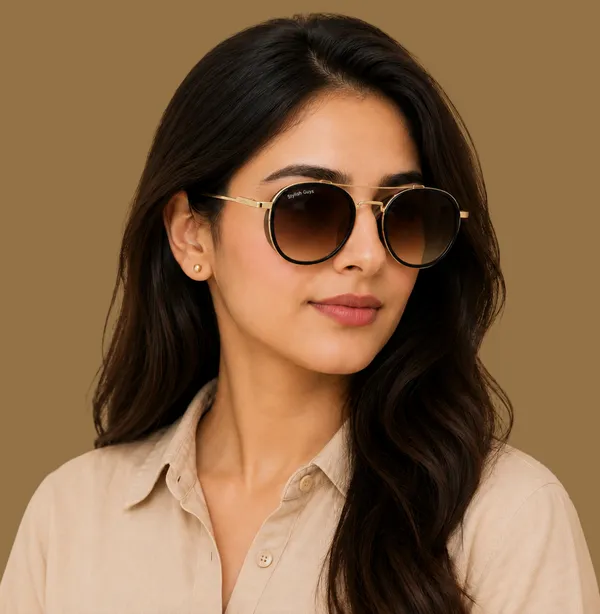 Sunglasses_For_Men_With_Brown_Shade_Glass_Golden_Frame_4612_Panto_Round_Sunglass_By_Sunglasses_Deal_Brown_Shade_Golden