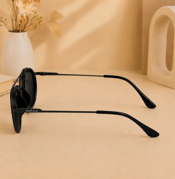 Sunglasses_For_Men_With_Black_Glass_Black_Frame_4612_Panto_Round_Sunglass_By_Sunglasses_Deal_Black_Black