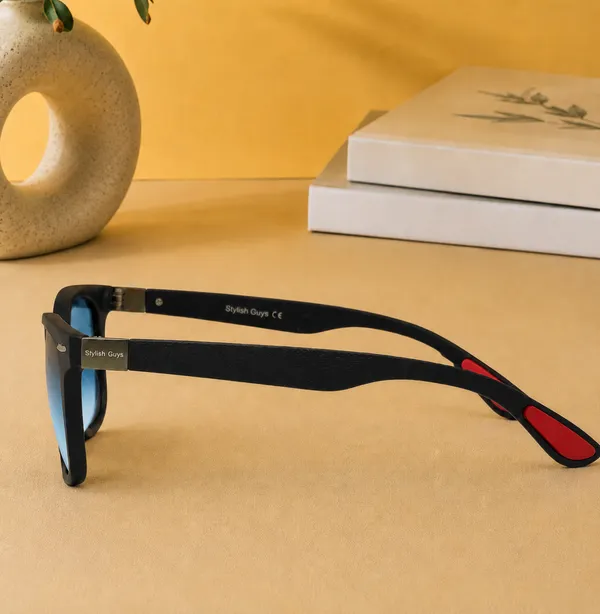 Sunglasses_For_Men_With_Blue_Shade_Glass_Black_Frame_4195_Square_Sunglass_By_Sunglasses_Deal_Blue_Shade_Black