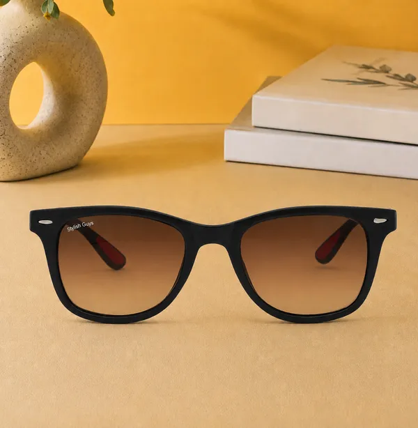 Sunglasses_For_Men_With_Brown_Shade_Glass_Black_Frame_4195_Square_Sunglass_By_Sunglasses_Deal_Brown_Shade_Black