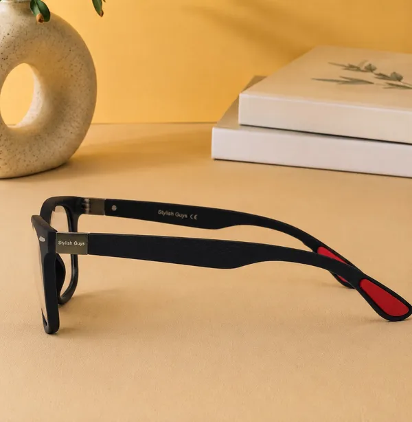 Sunglasses_For_Men_With_Clear_Glass_Black_Frame_4195_Square_Sunglass_By_Sunglasses_Deal_Clear_Black