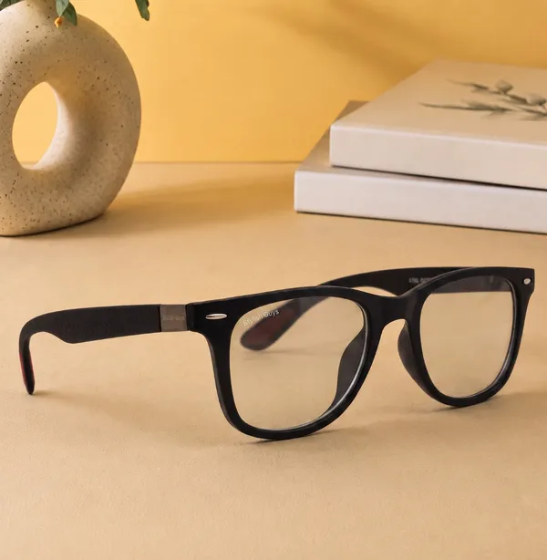 Sunglasses_For_Men_With_Clear_Glass_Black_Frame_4195_Square_Sunglass_By_Sunglasses_Deal_Clear_Black