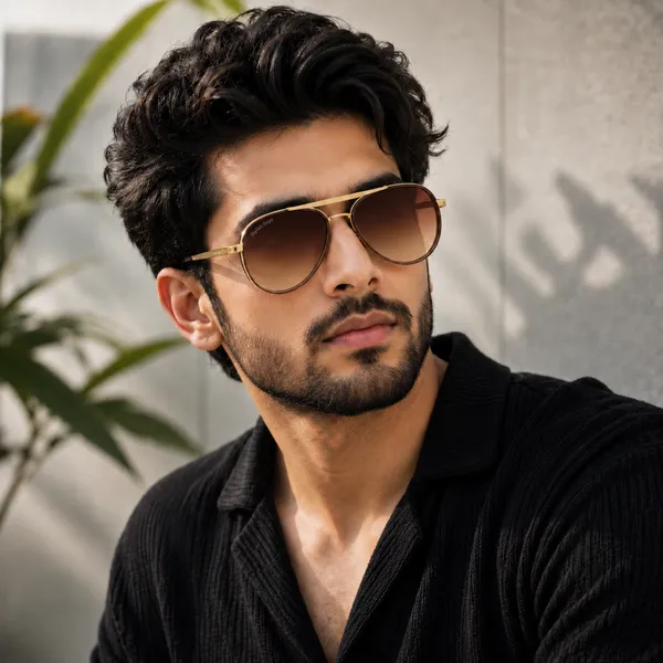Sunglasses_For_Men_With_Brown_Shade_Glass_Golden_Frame_4414_Aviator_Oval_Sunglass_By_Sunglasses_Deal_Brown_Shade_Golden