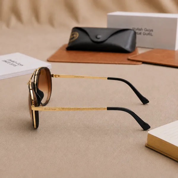 Sunglasses_For_Men_With_Brown_Shade_Glass_Golden_Frame_4414_Aviator_Oval_Sunglass_By_Sunglasses_Deal_Brown_Shade_Golden