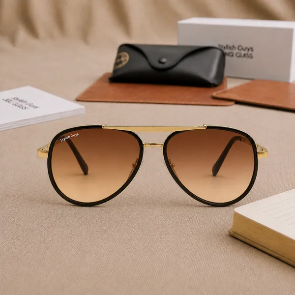 Sunglasses_For_Men_With_Brown_Shade_Glass_Golden_Frame_4414_Aviator_Oval_Sunglass_By_Sunglasses_Deal_Brown_Shade_Golden