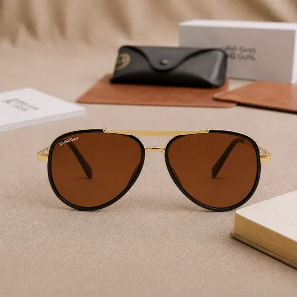 Sunglasses_For_Men_With_Brown_Glass_Golden_Frame_4414_Aviator_Oval_Sunglass_By_Sunglasses_Deal_Brown_Golden