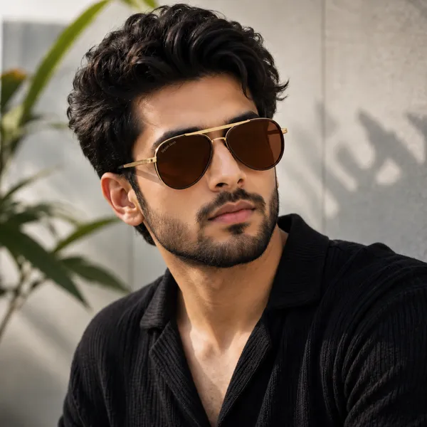 Sunglasses_For_Men_With_Brown_Glass_Golden_Frame_4414_Aviator_Oval_Sunglass_By_Sunglasses_Deal_Brown_Golden