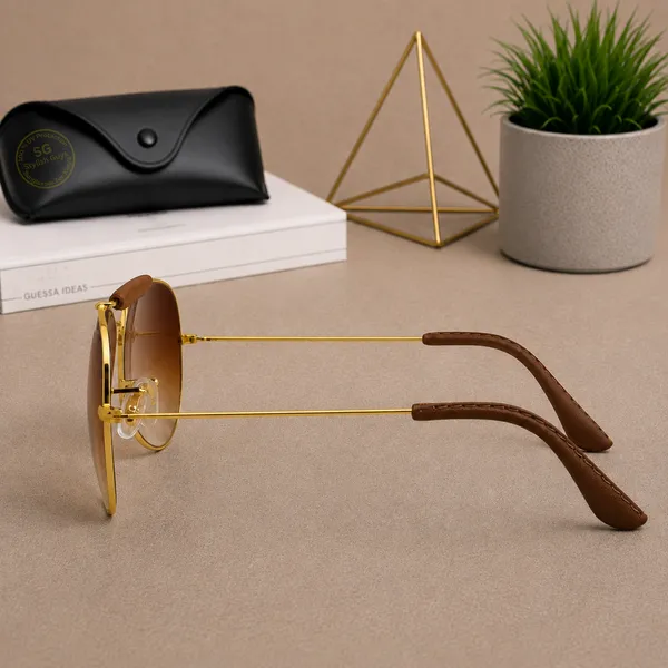 Sunglasses_For_Men_With_Brown_Shade_Glass_Golden_Frame_3422_Aviator_Bridge_Sunglass_By_Sunglasses_Deal_Brown_Shade_Golden