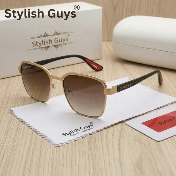 Sunglasses_For_Men_With_Brown_Shade_Glass_Golden_Frame_07_Square_Polarized_Sunglass_By_Sunglasses_Deal_Brown_Shade_Golden