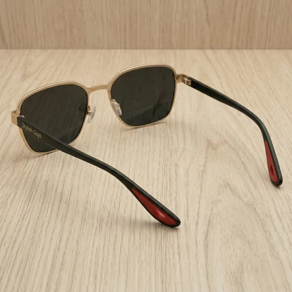 Sunglasses_For_Men_With_Black_Glass_Golden_Frame_07_Square_Polarized_Sunglass_By_Sunglasses_Deal_Black_Golden