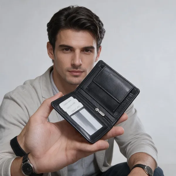 Black_wallet_100%_pure_leather_For_men
