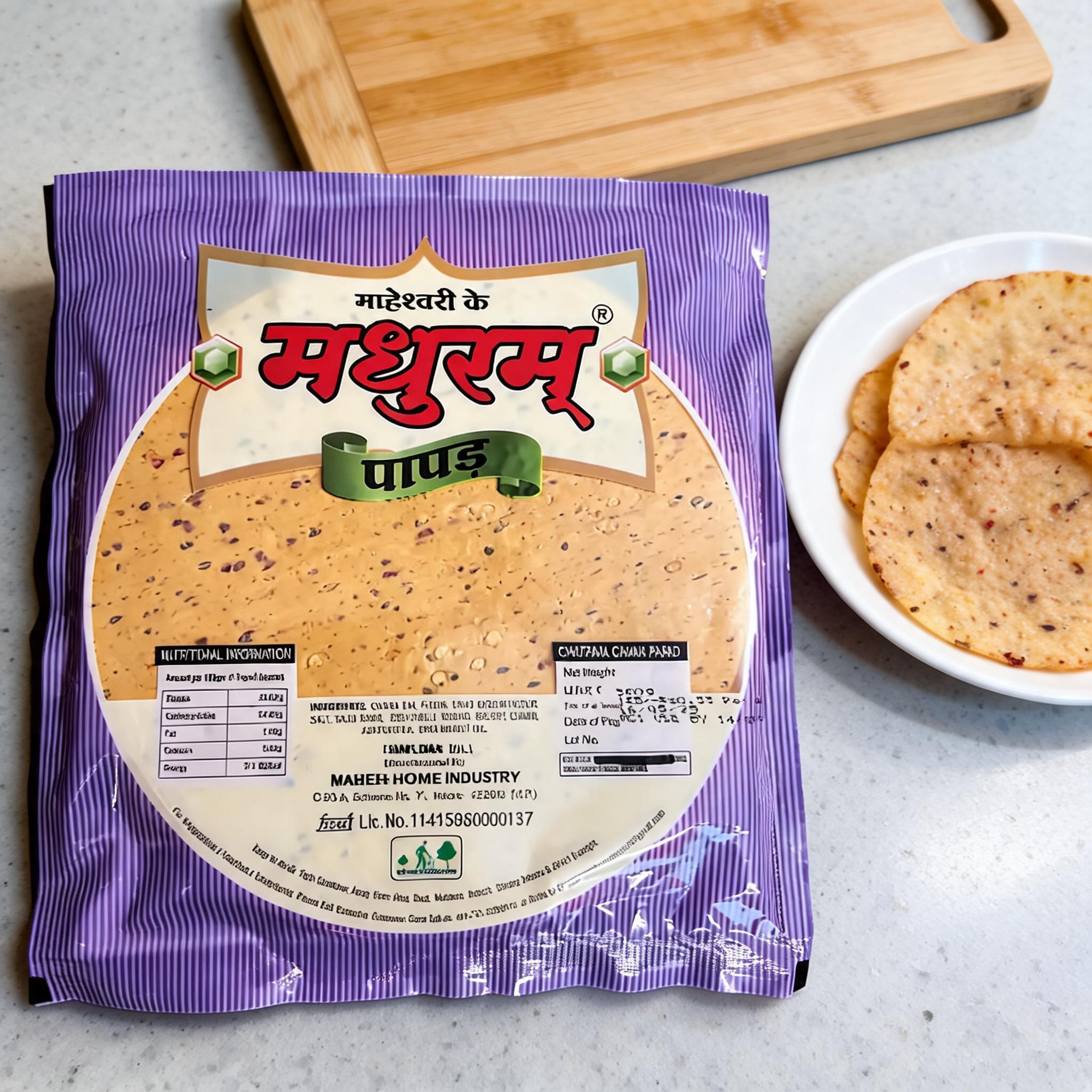 Madhuram_Chatpata_Chana_Papad