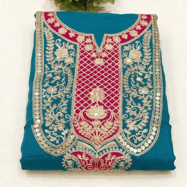 Teal_Unstitched_Embroidered_Salwar_Suit_Material