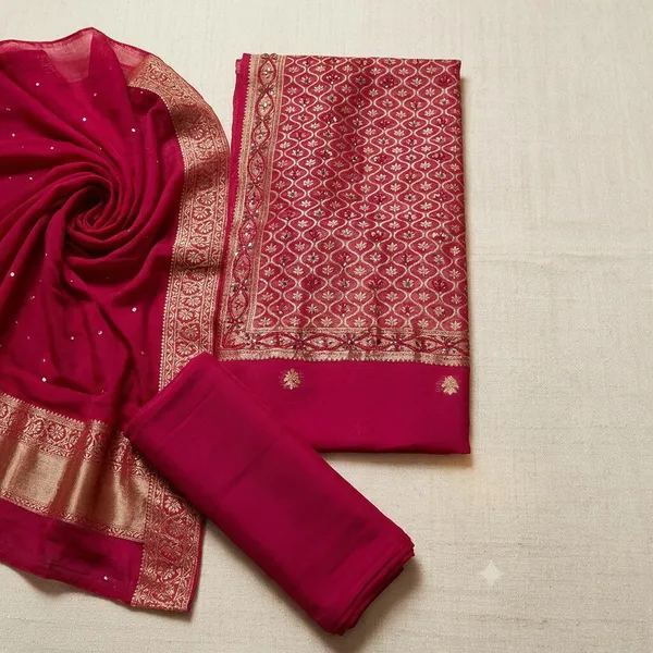 Pink_Unstitched_Dress_Material_For_Salwar_Suit_Set