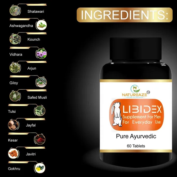 Natureaze_Libidex_Ayurvedic_Supplement_For_Men_60_Tablets