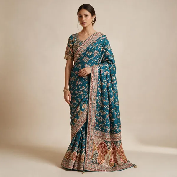 Blue_Pure_Viscose_Saree_For_Women