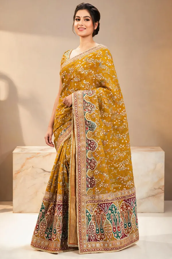 Mustard_Pure_Viscose_Saree_For_Women