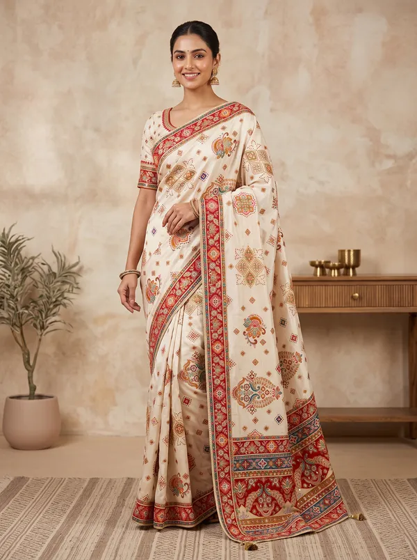Multicolor_Pure_Viscose_Saree_For_Women