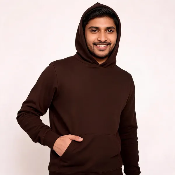 Brown_Casual_Hoodies