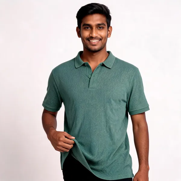 Light_Blue_Cotton_Spread_Collar_Half_Sleeve_Polo_T-Shirt