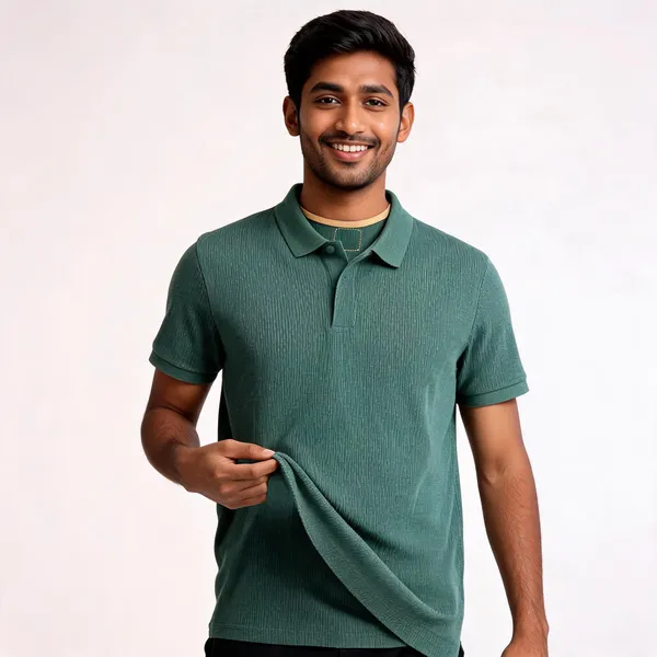 Light_Blue_Cotton_Spread_Collar_Half_Sleeve_Polo_T-Shirt